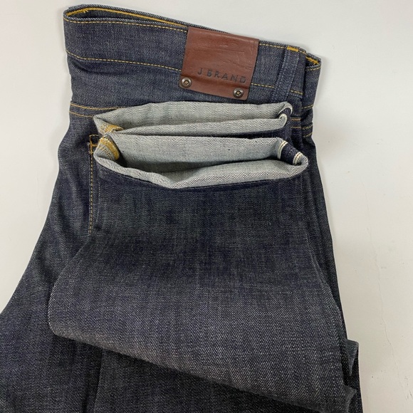 J Brand Raw Selvedge Denim Slim Fit Jeans Tyler 32 - Picture 3 of 11